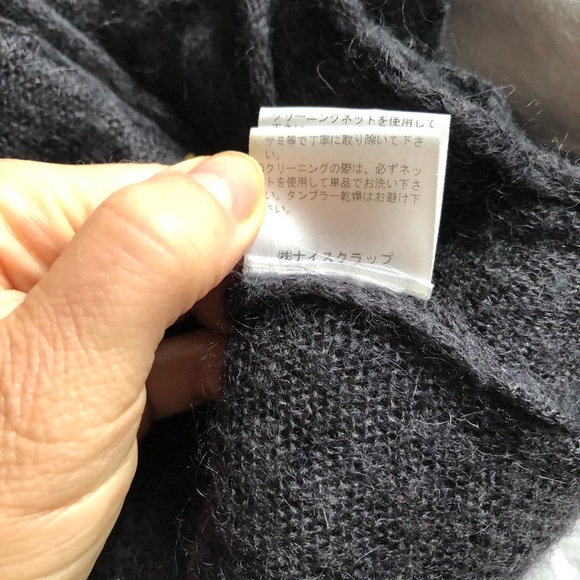 Knit mohair blend easy sweater - Picture 7 of 7